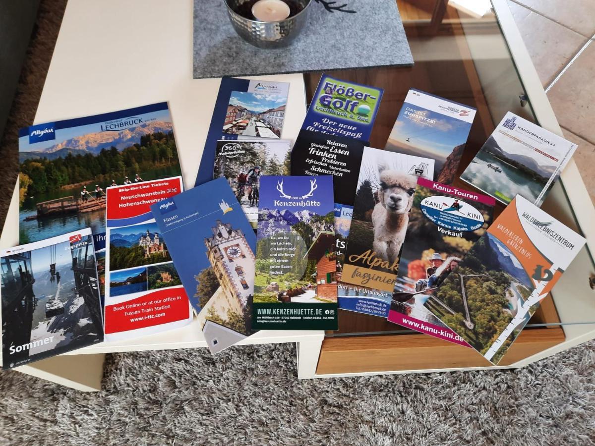 Ferienwohnung In Lechbruck Am See Im Schoenen Allgaeu, Nahe Fuessen Nur 300 M Vom See المظهر الخارجي الصورة